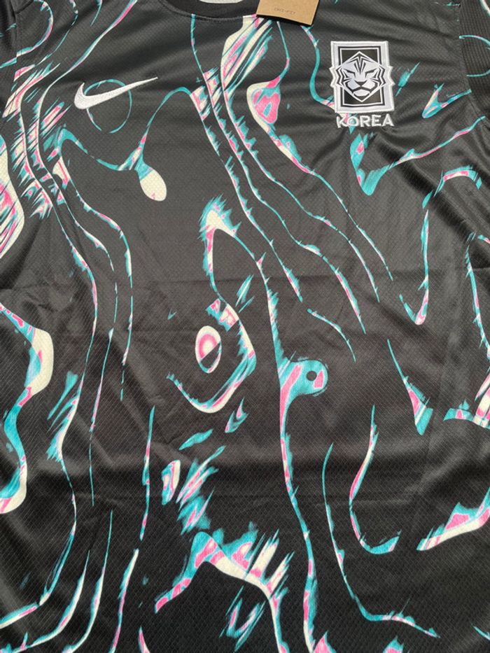 Maillot concept foot Corée noir taille S - photo numéro 4