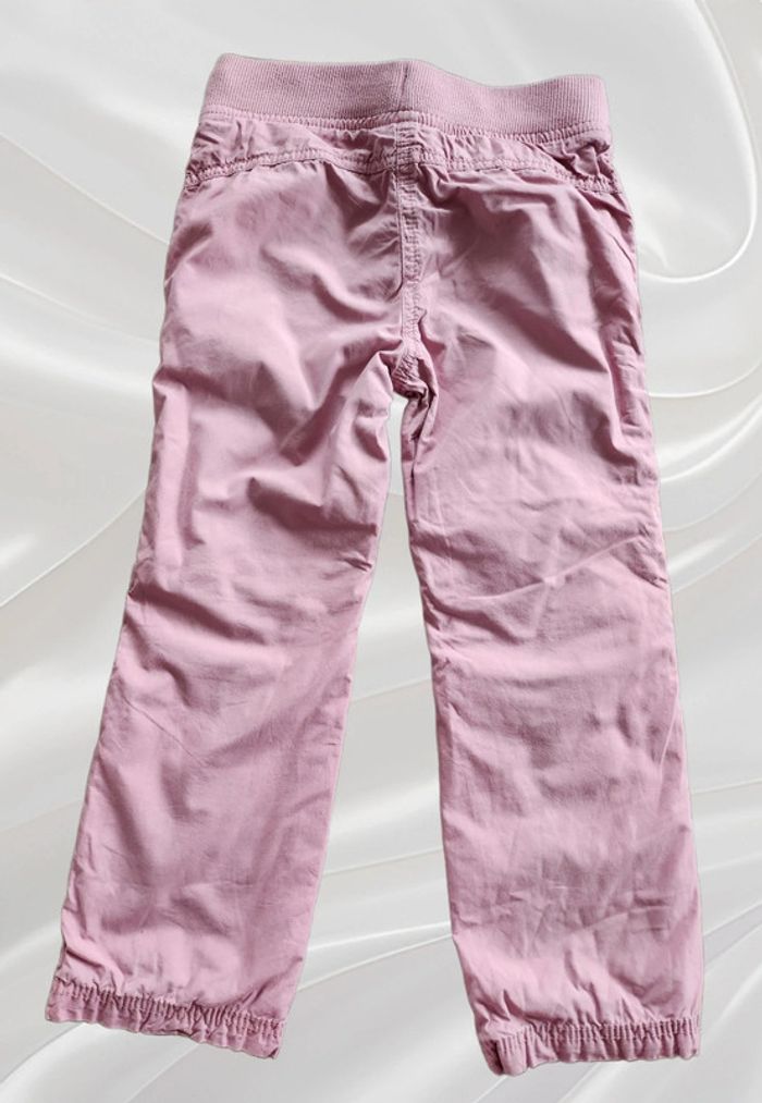 Pantalon treillis rose fille 5 ans - photo numéro 2