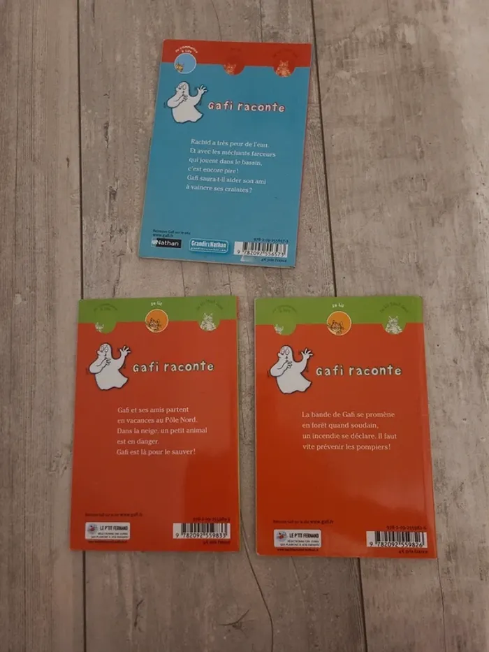 Lot 3 livres Gafi le fantôme - photo numéro 2