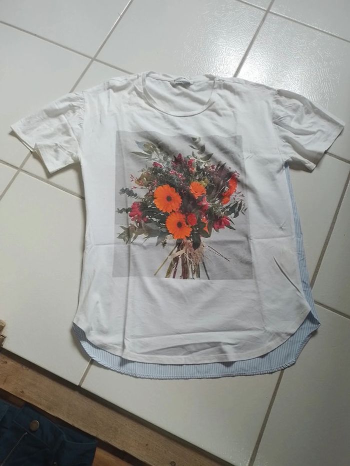 Blouse femme Motif bouquet de fleurs Stradivarius - photo numéro 8