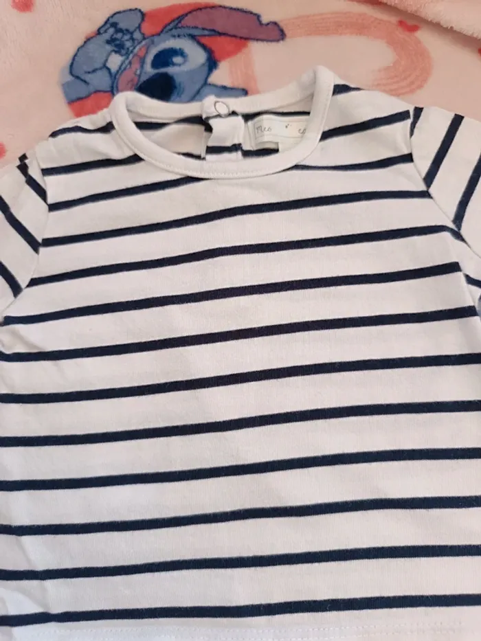 T-shirt marinière taille9M - photo numéro 2