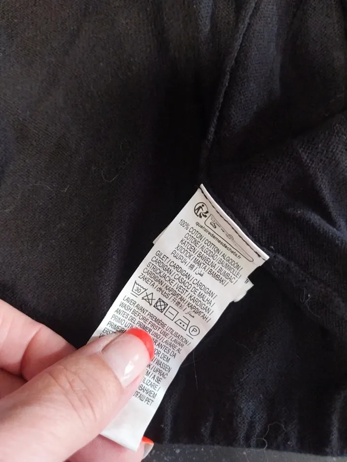 Gilet noir 12 ans kiabi - photo numéro 5