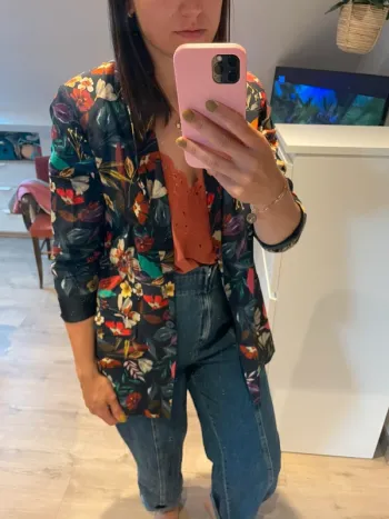 Blazer fleuri