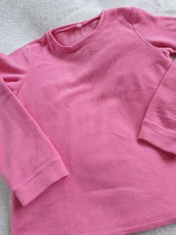 Pull polaire rose 11-12 ans