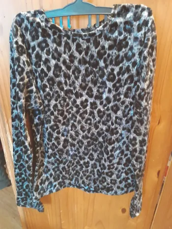 Pull léopard enfant