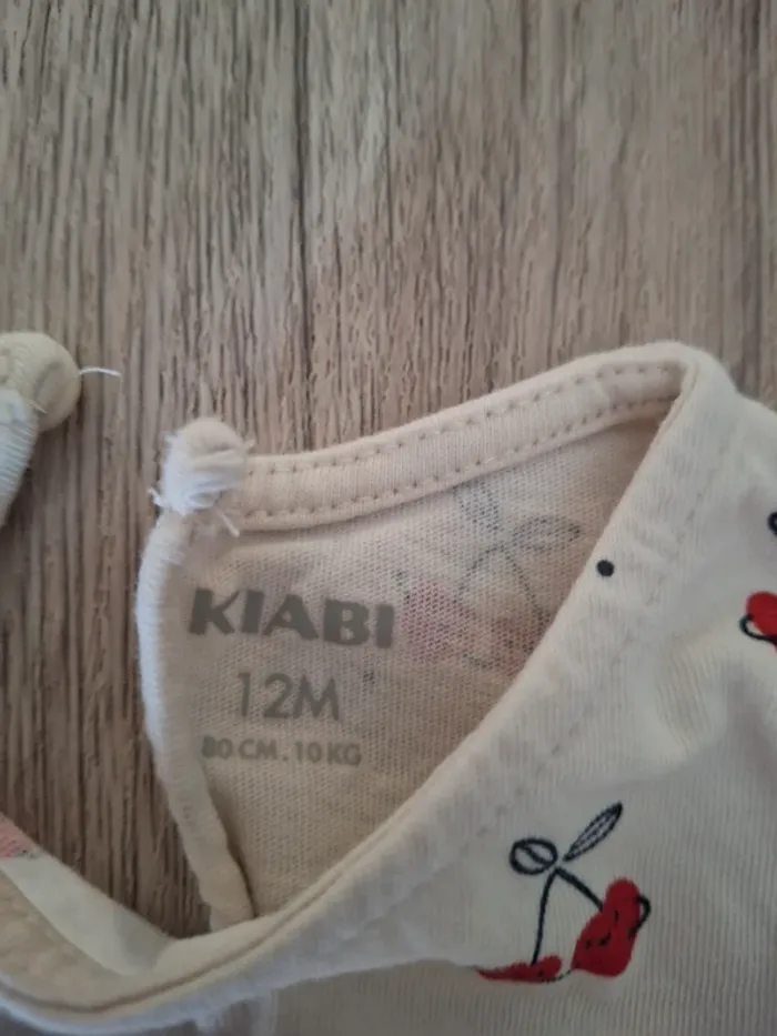 Ensemble salopette short tee-shirt kiabi 12 mois - photo numéro 6