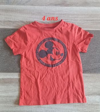 T shirt mickey 4 ans