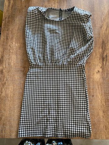 Robe à carreaux Zara - Taille 38 - Style rétro chic
