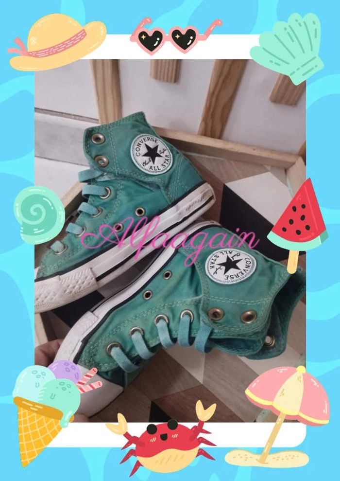 Baskets converse all star mint 30 - photo numéro 3