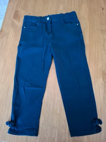 Pantacourt bleu marine 10 ans Vertbaudet