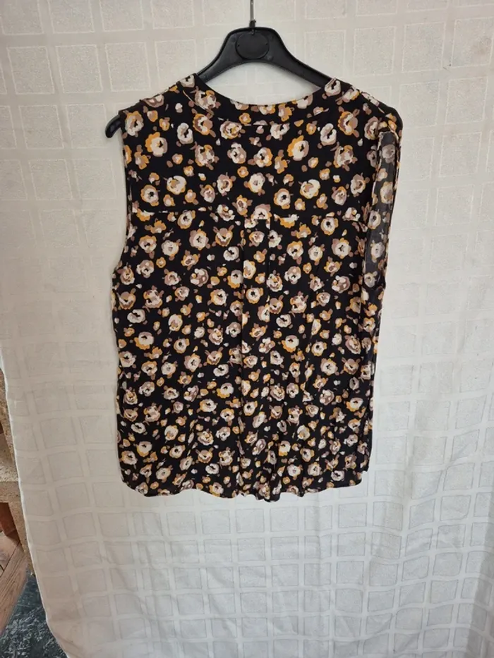 blouse à fleurs taille 46 - photo numéro 8