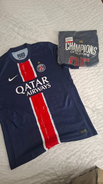 Maillot Collector Domicile Stadium PSG Nike 24/25 - Champions of Europe 2025