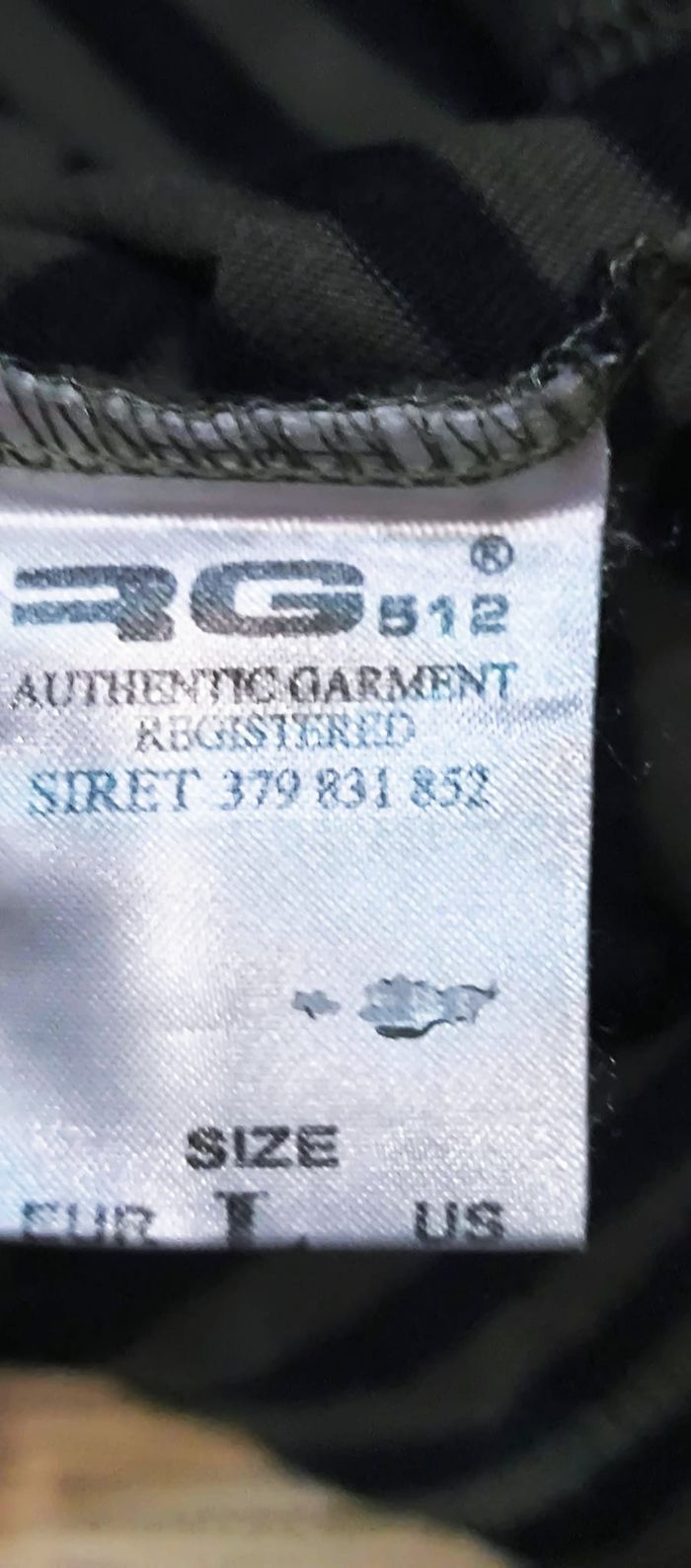 T-shirt à manche longue à rayure pour homme de la marque RG 512 - photo numéro 4