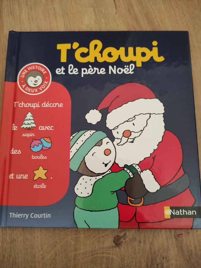 Livre T'choupi et le père noel