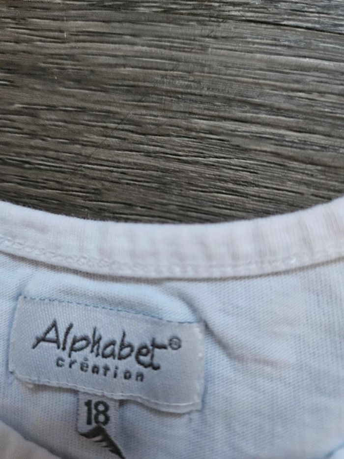 Lot de 6 tee-shirts manches courtes fille taille 18 mois - photo numéro 9