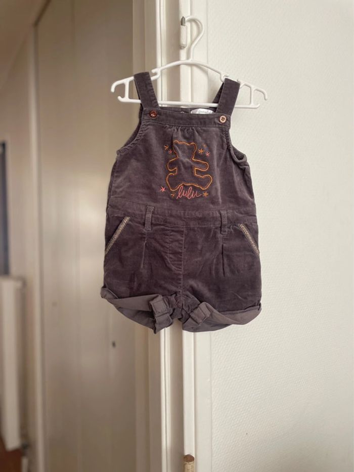 Salopette en velours bébé  Lulu castagnette - photo numéro 5