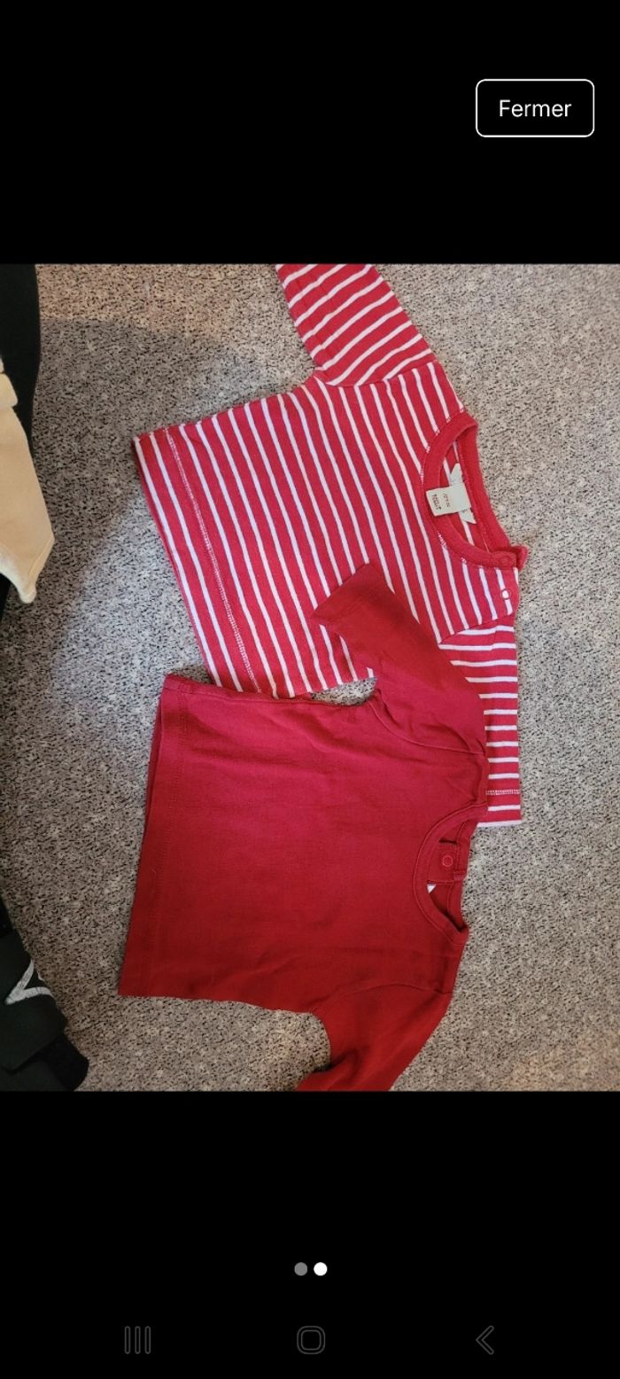 Lot tshirt 3mois - photo numéro 2