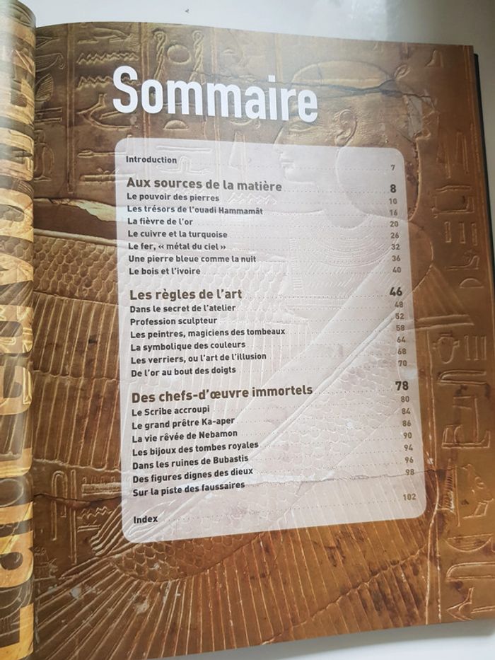 Trésors et secrets de l'égypte : l'art égyptien - photo numéro 7