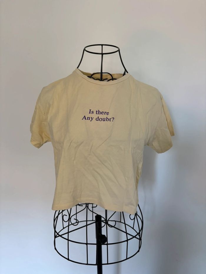 T-shirt Zara jaune – Taille 11/12 ans