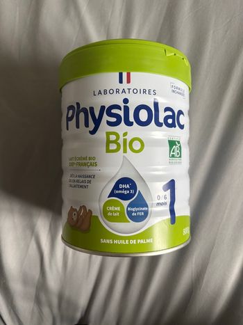 Lait physiolac bio 