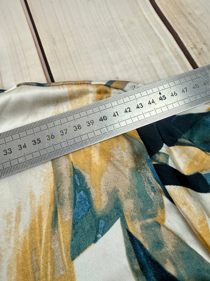 Chemise femme fluide et satinée imprimé jungle taille L/XL - photo numéro 8