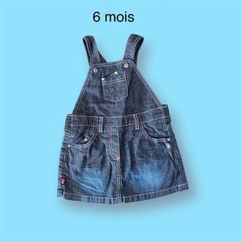 Obaïbi Robe salopette en jean Taille 6 mois