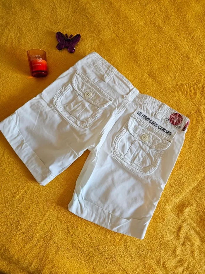 Short blanc Le Temps des Cerises - photo numéro 4