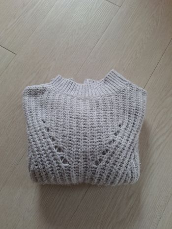 Pull gris uni Kiabi