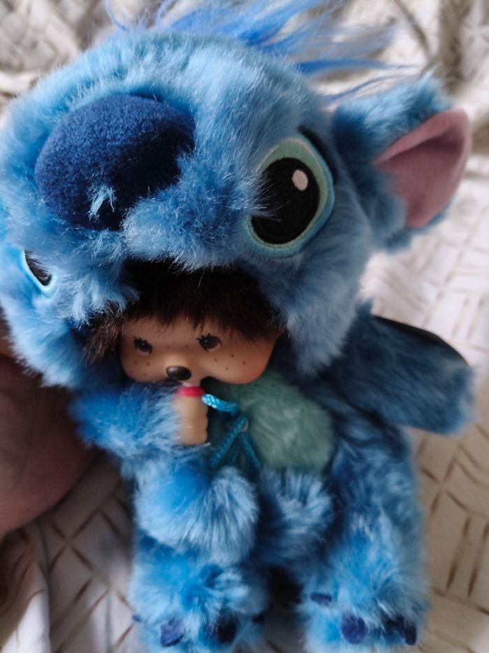 Peluche Stitch avec tête de Monchhichi
Neuf - photo numéro 4