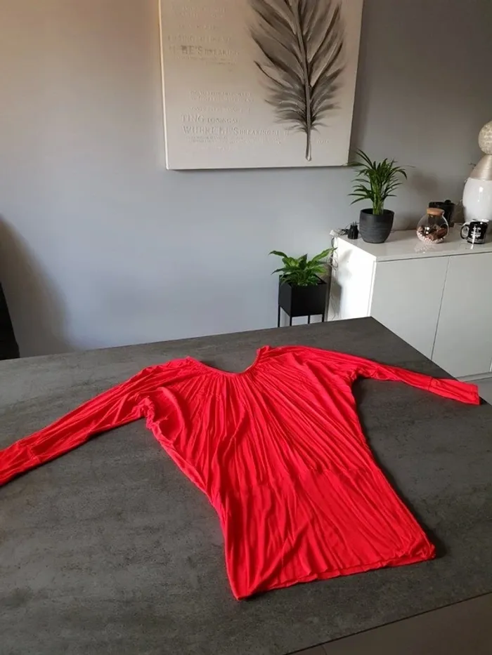 Haut rouge Taille unique - photo numéro 4