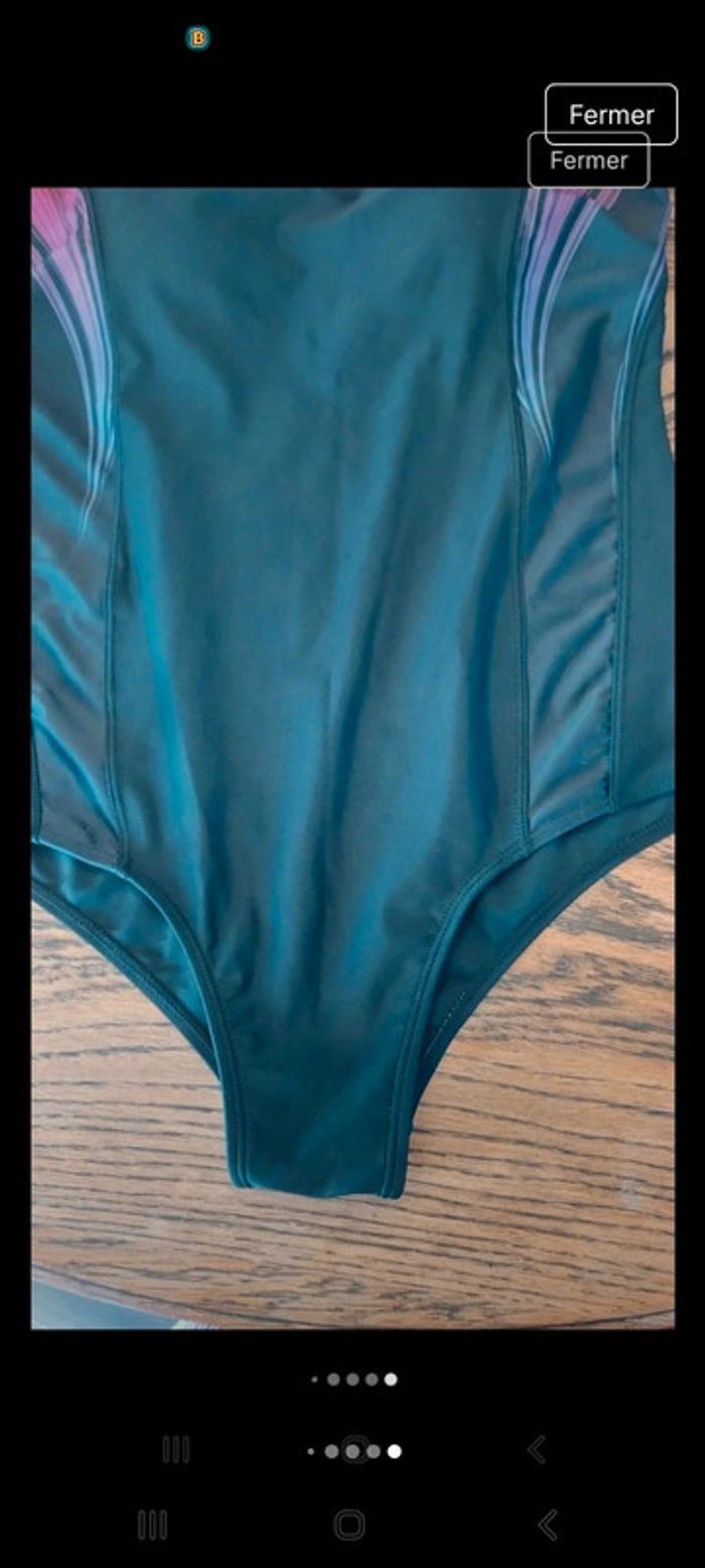 Maillot de bain noir violet Panther fr 42 - photo numéro 18