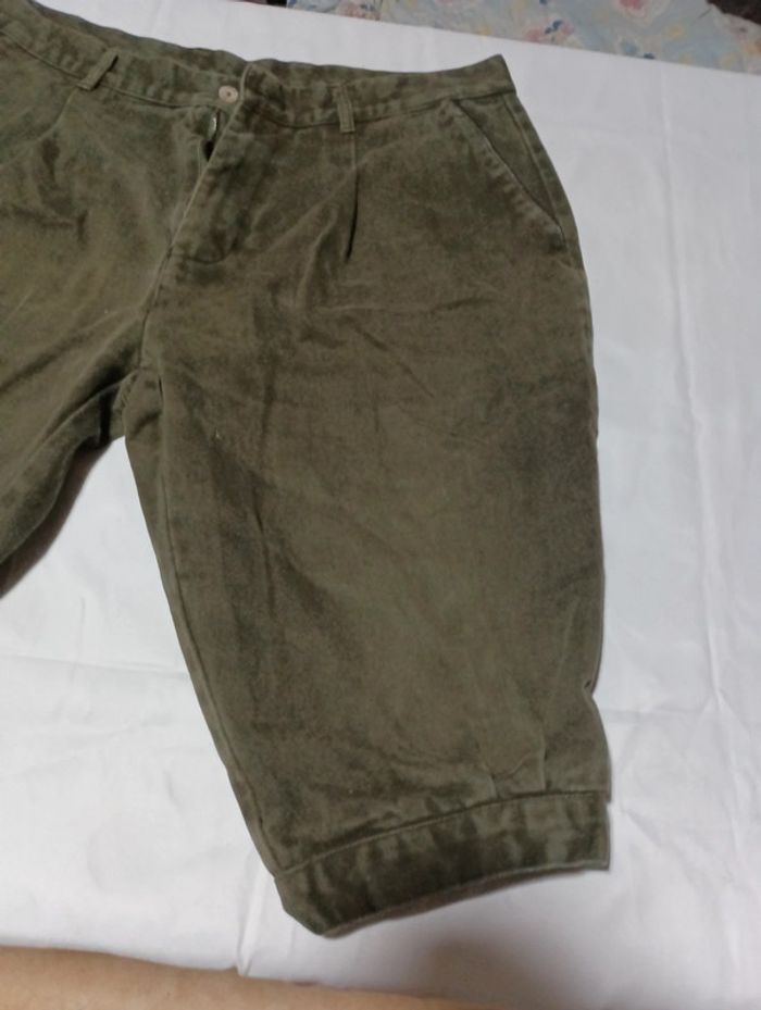 Bermuda en jeans homme Chasse Le Chameau taille 46 rétro vintage ancien - photo numéro 2