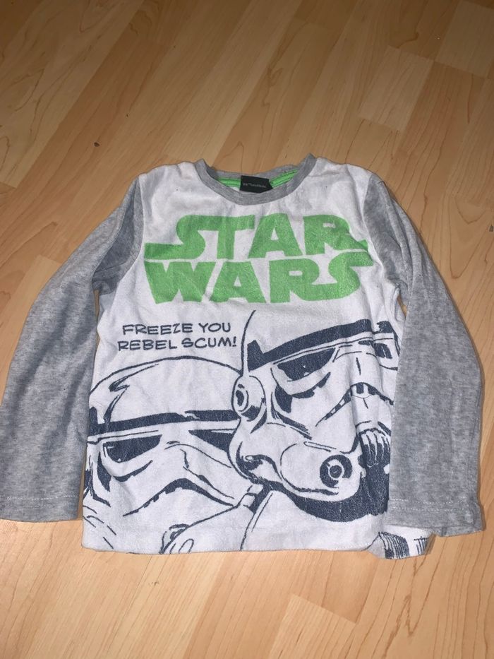Pyjama velours star wars 6 ans - photo numéro 4