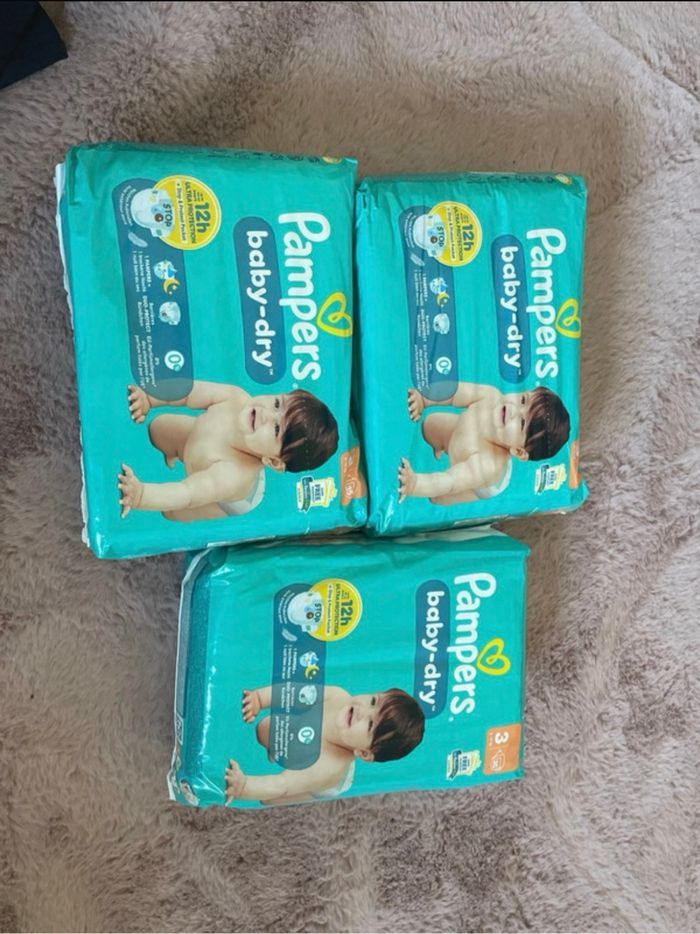 Couches Pampers baby dry T3 - photo numéro 3