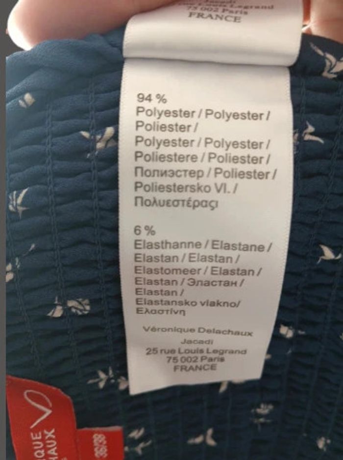 Top court dos nu imprimé oiseaux 39€ - photo numéro 6
