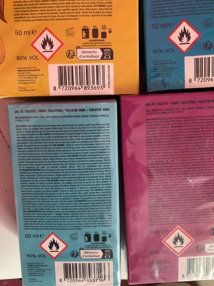 Lot de 4 parfums Disney - photo numéro 6