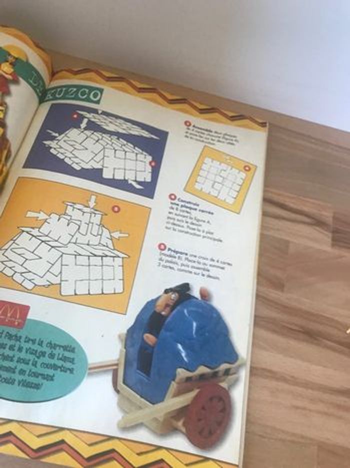 jeu de cartes de construction de château jamais utilisées avec journal de mickey vintage 03/2001 - photo numéro 12