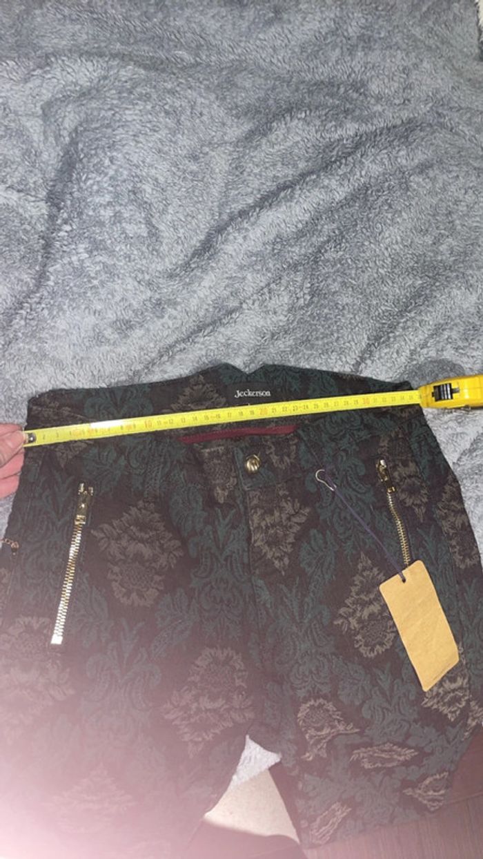 Pantalon Jeckerson imprimé baroque – Taille 36 / US 26 Neuf avec étiquette - photo numéro 8