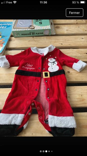 Pyjama Noël 1 mois