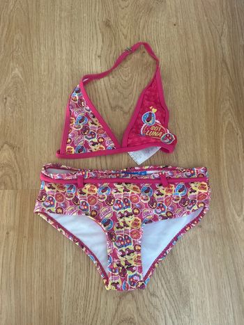 Maillot de bain 2 pièces Disney Soy Luna 8 ans neuf