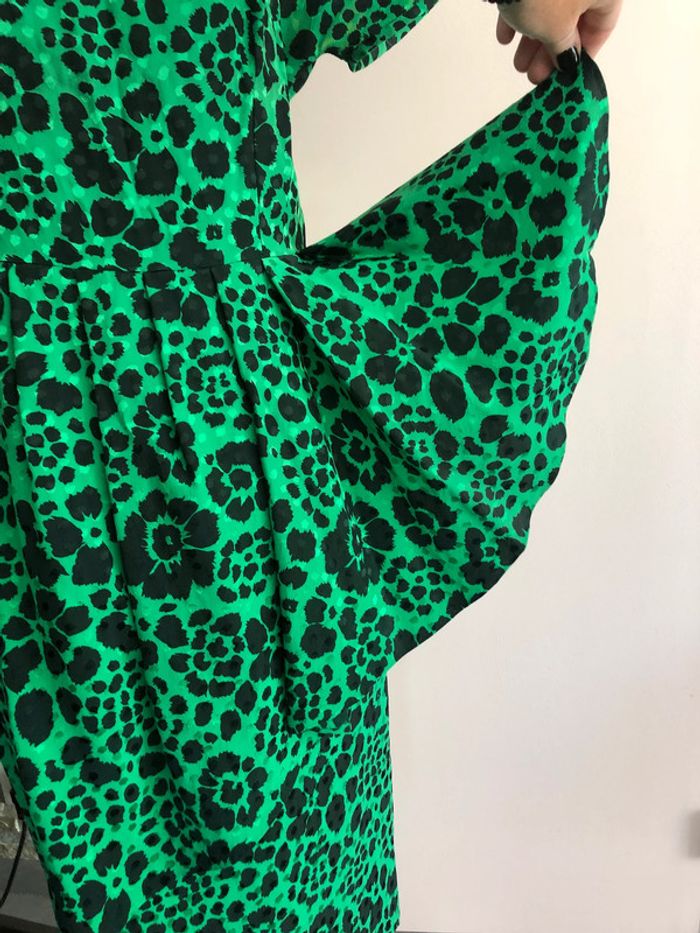 Robe verte et noire vintage Paola Antonini - photo numéro 5