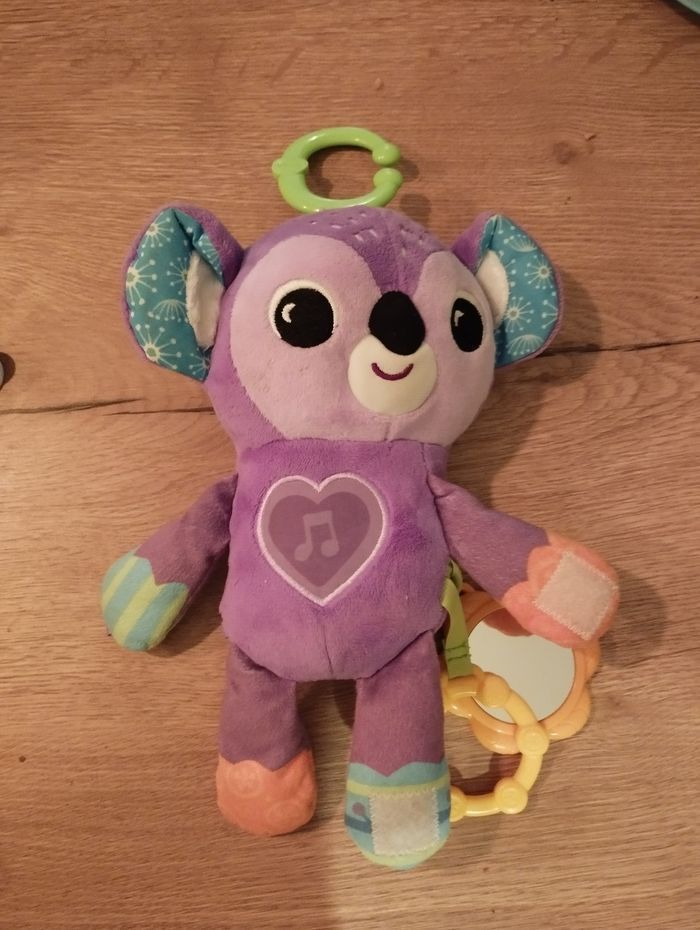 Koala doudou musical violet - photo numéro 2