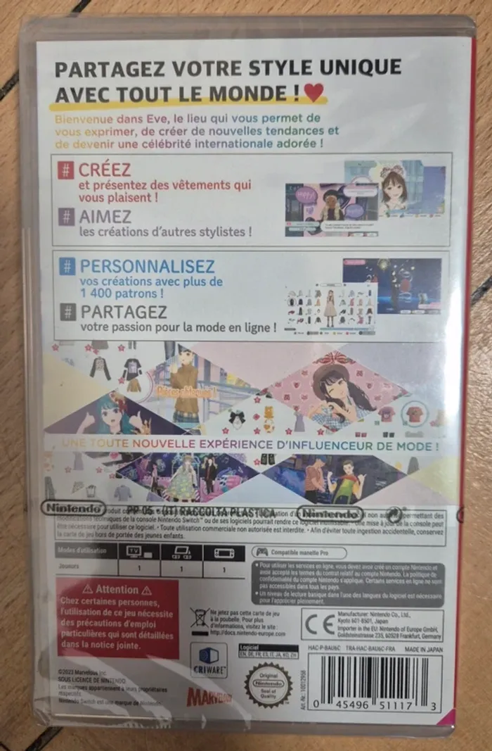 Fashion dreamer. Neuf sous blister. Nintendo Switch compatible Switch Lite et Oled. - photo numéro 2