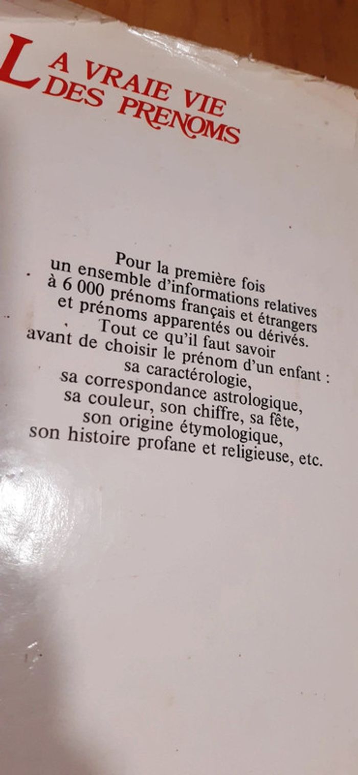 Livre La vraie vie des prénoms - photo numéro 4