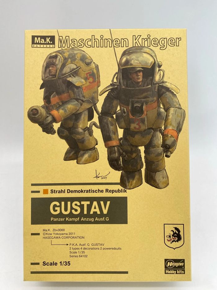 Maquette Hasegawa Maschienen Krieger Gustav
