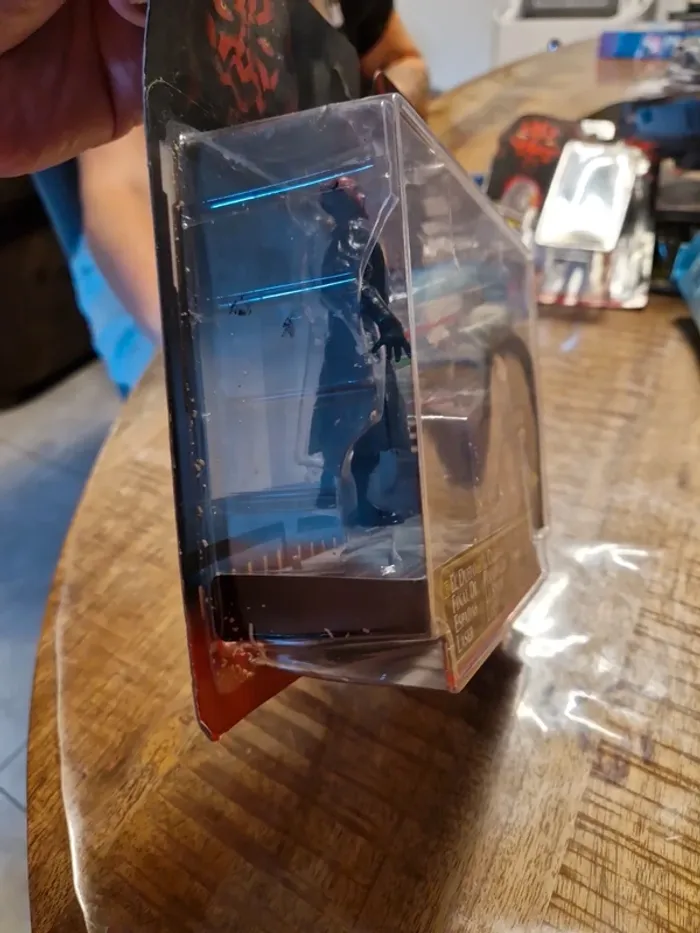 Star Wars Figures Darth Maul OBI Wan Final Duel Deluxe Carded Ep1 Hasbro - photo numéro 4