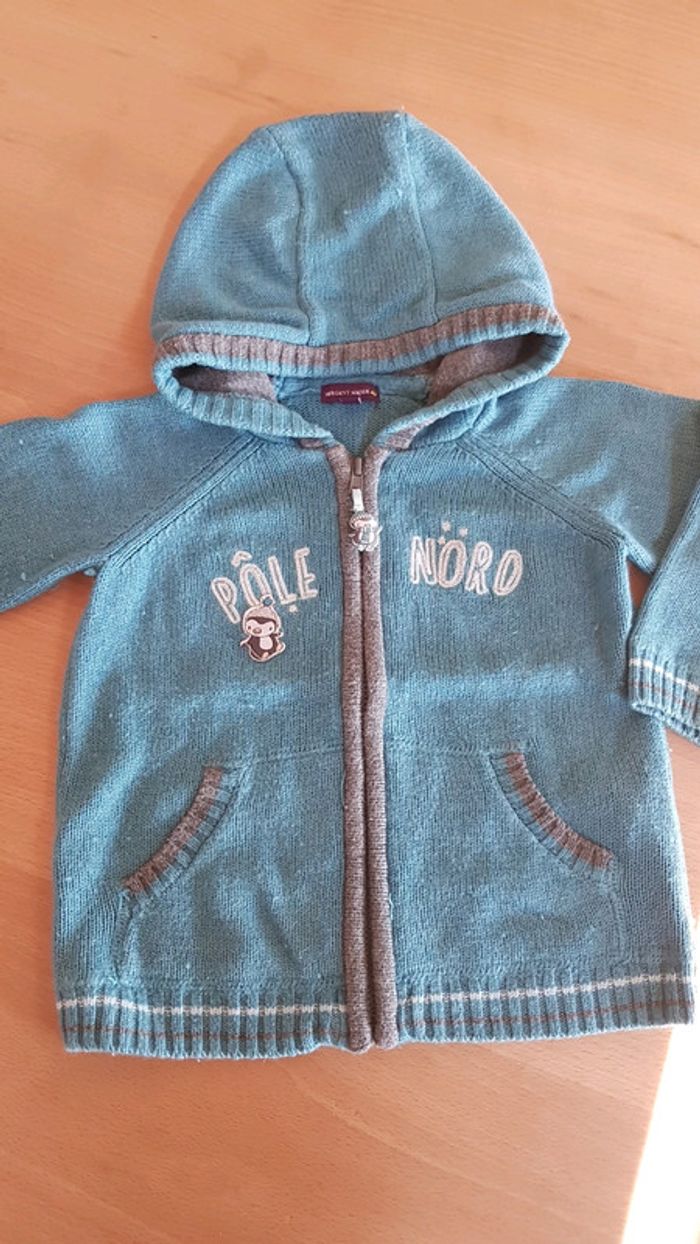 Gilet laine 18 mois