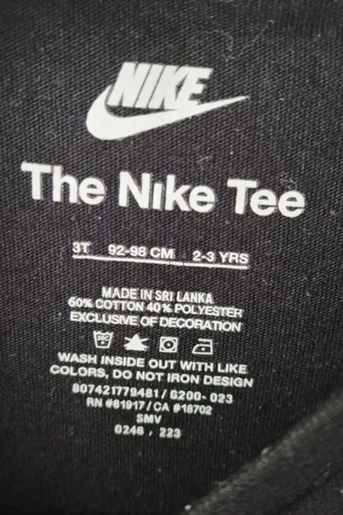 T-shirt Nike 3 ans Garçon - photo numéro 2