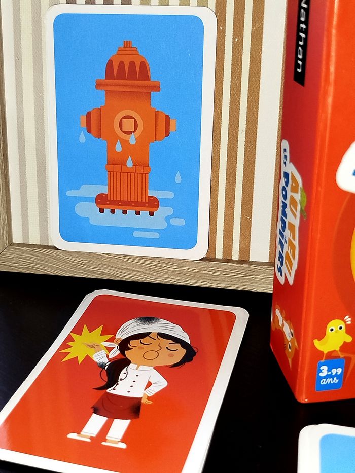 🟠 Nathan Jeu de société Au feu les pompiers - photo numéro 3