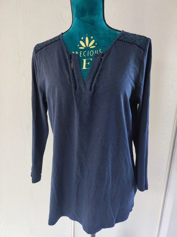 Blouse manches 3/4 taille 42